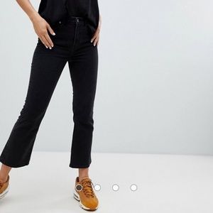 ASOS High Waisted Crop flare jean